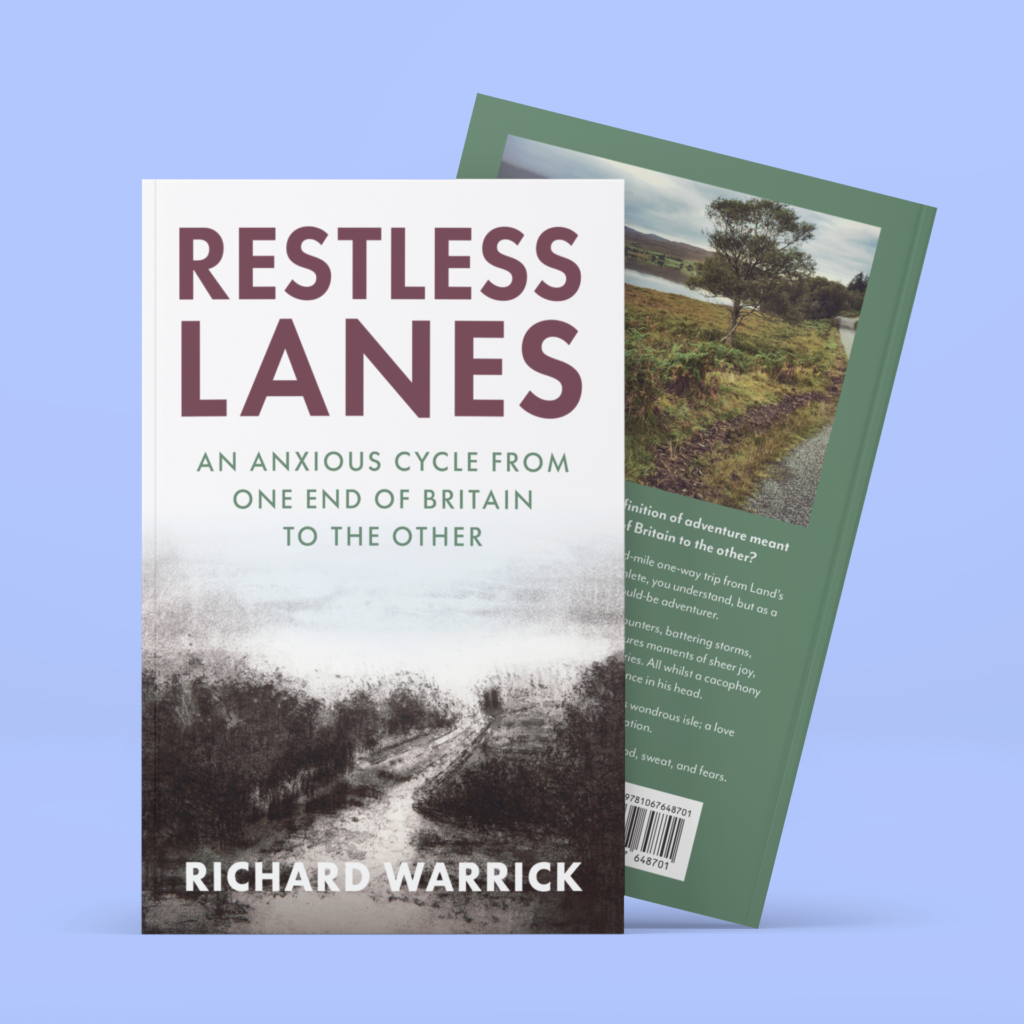 ‘Restless Lanes’ front and back cover